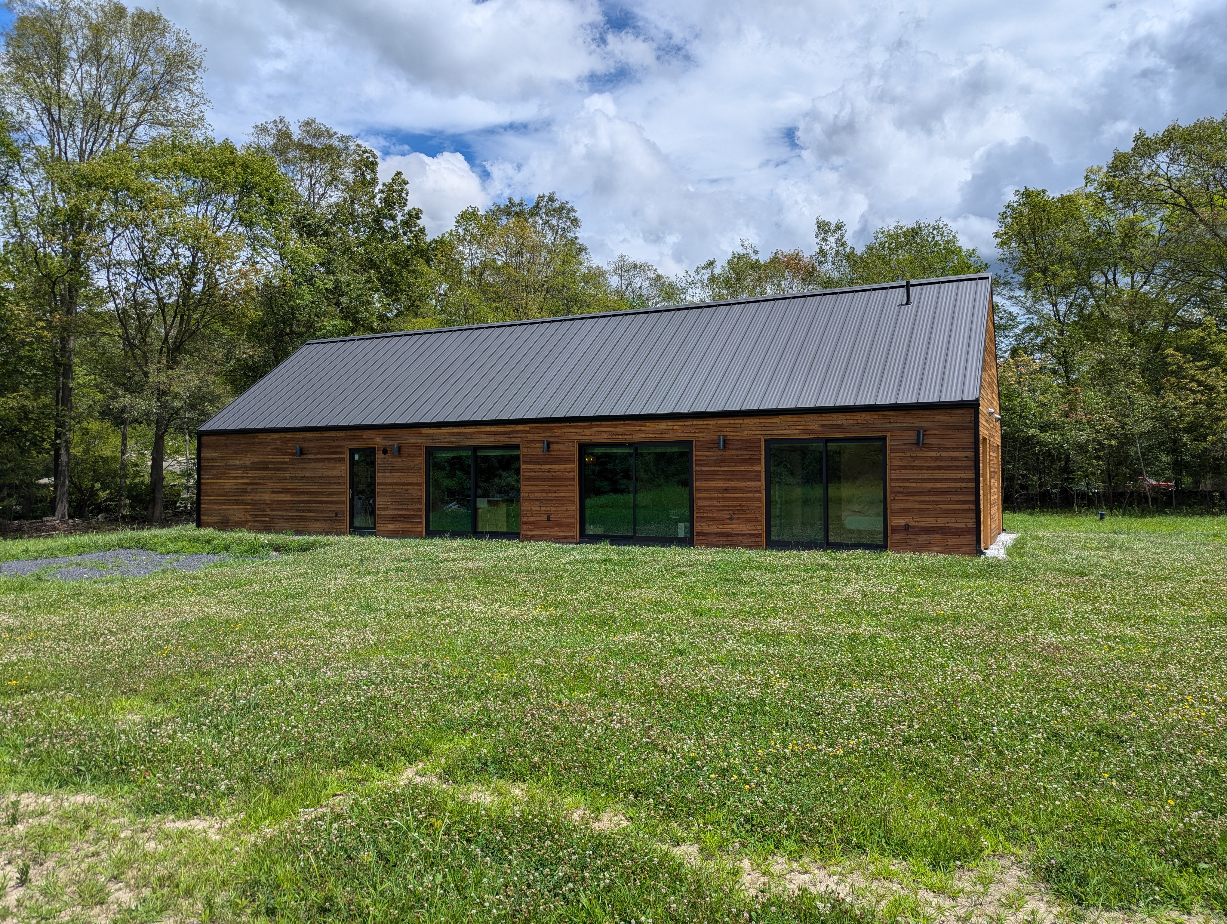 Birch Box completed cabin project exterior